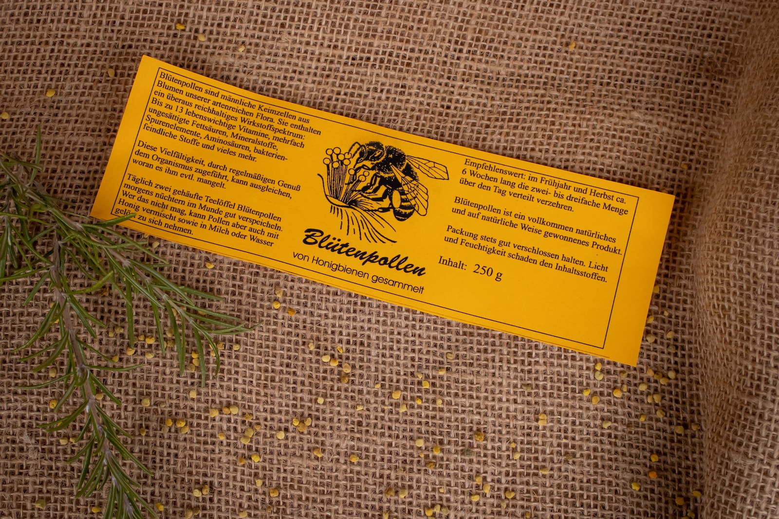 Deutscher Blütenpollen 125g – Bild 4